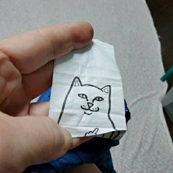 RIPNDIP Must Be Nice Half Zip Anorak Jacket Blue SMALL Unisex - Picture 8 of 9